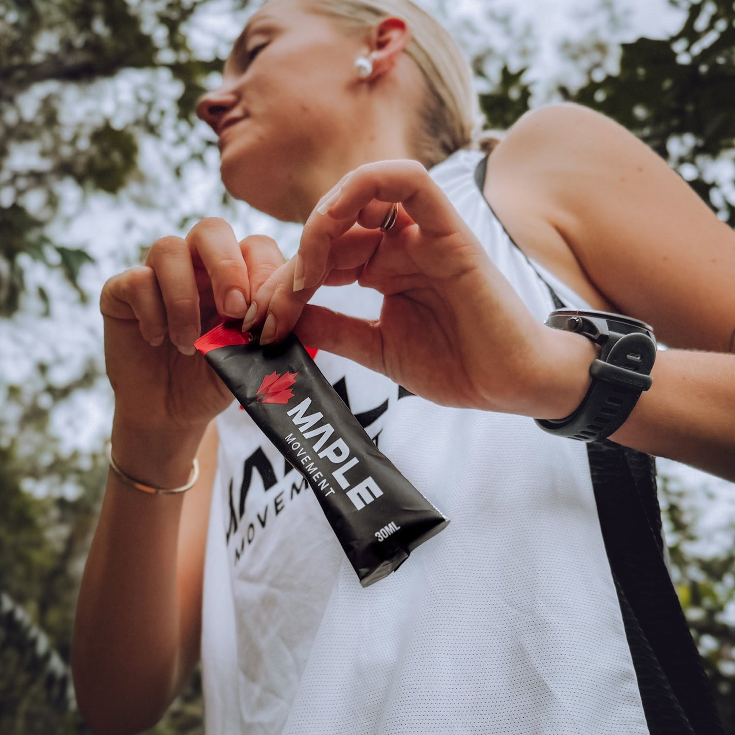 Run Singlet - White - Unisex