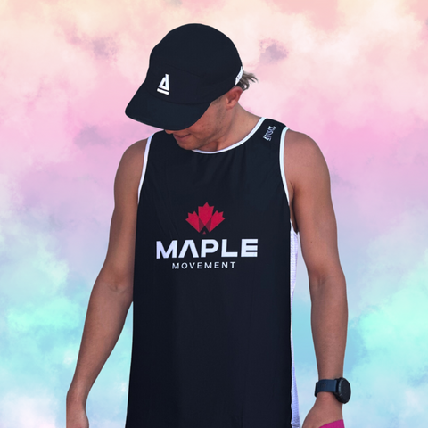 Run Singlet - Black - Unisex